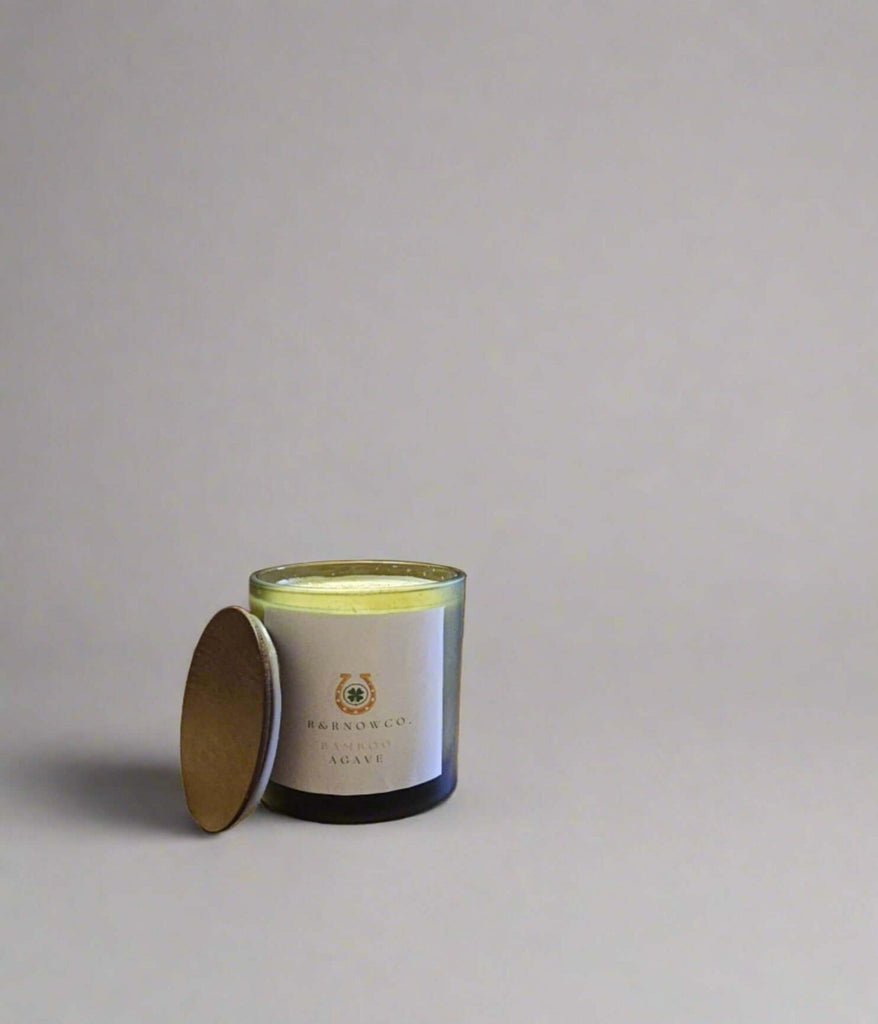 Bamboo Scented Candle/Scented Candle/Jar Candle/Scented Candle with Lid 